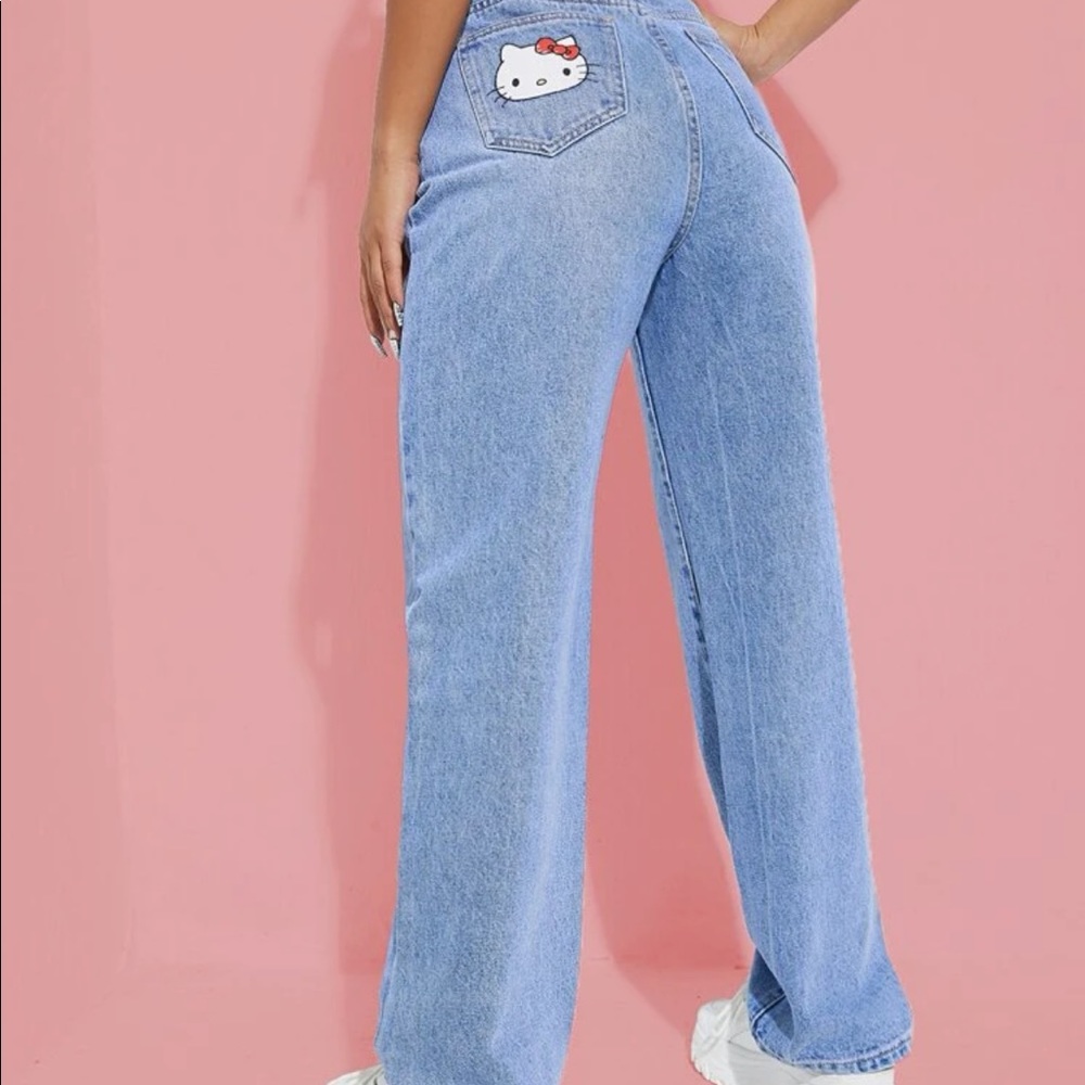 SheinXHello Kitty jeans
